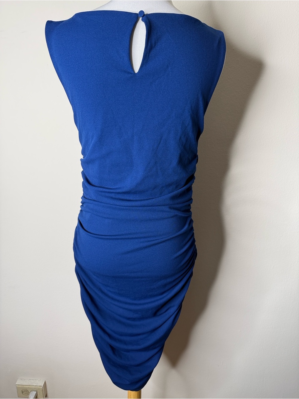 Abercrombie Royal Blue Ruched Bodycon Dress - Picture 6 of 6